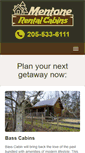 Mobile Screenshot of mentonerentalcabins.com